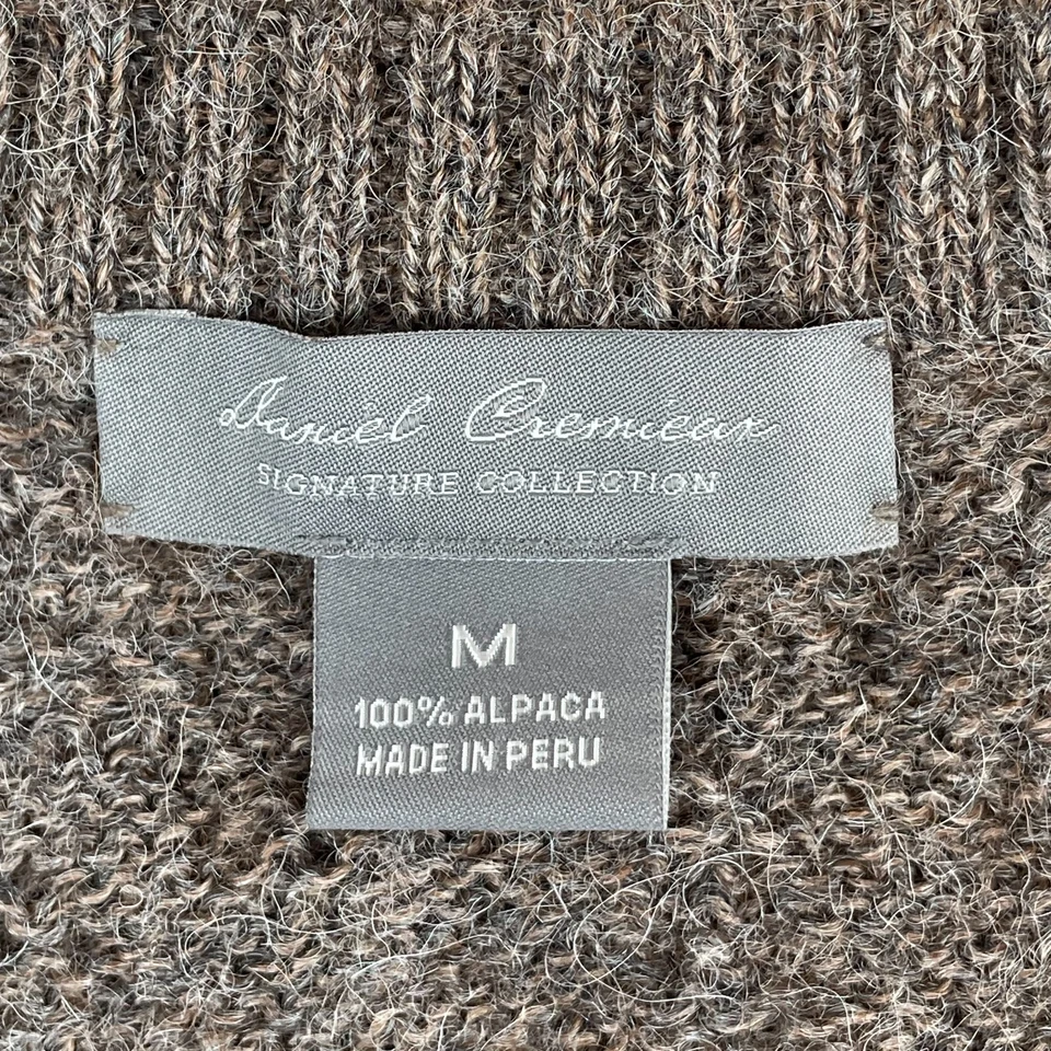 Chaleco Daniel Cremieux Hombre Mediano Marrón 100% Lana Alpaca Colección Signature Nuevo sin Etiquetas Foto 2 de 4