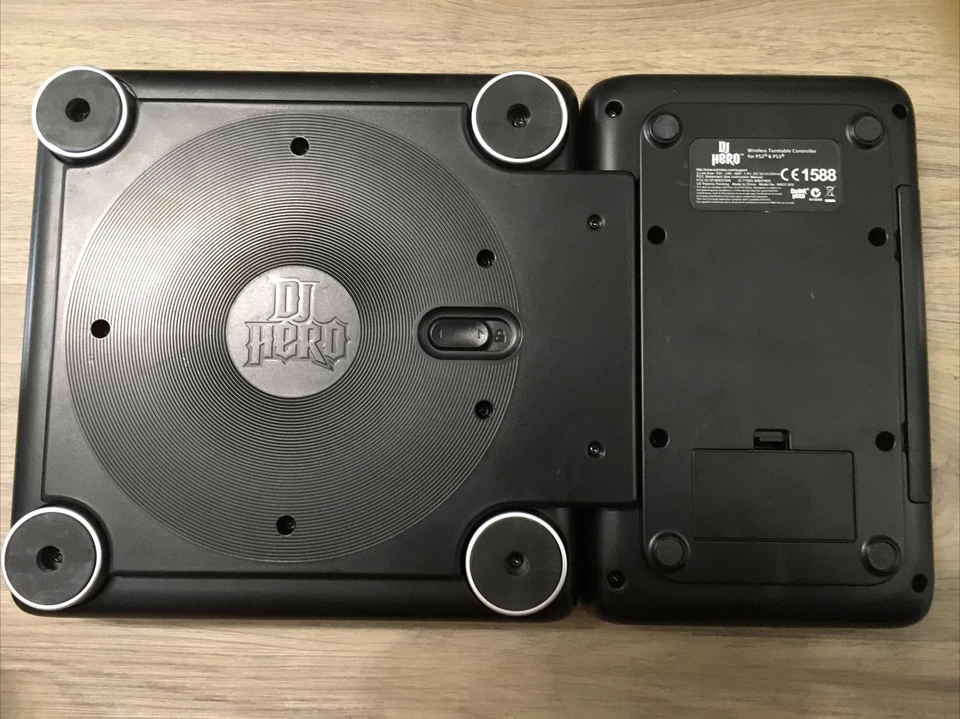 DJ Hero Inalámbrico Giratorio Playstation 2 y 3 Activision PS2 PS3 Sin Dongle PROBADO Foto 4 de 4