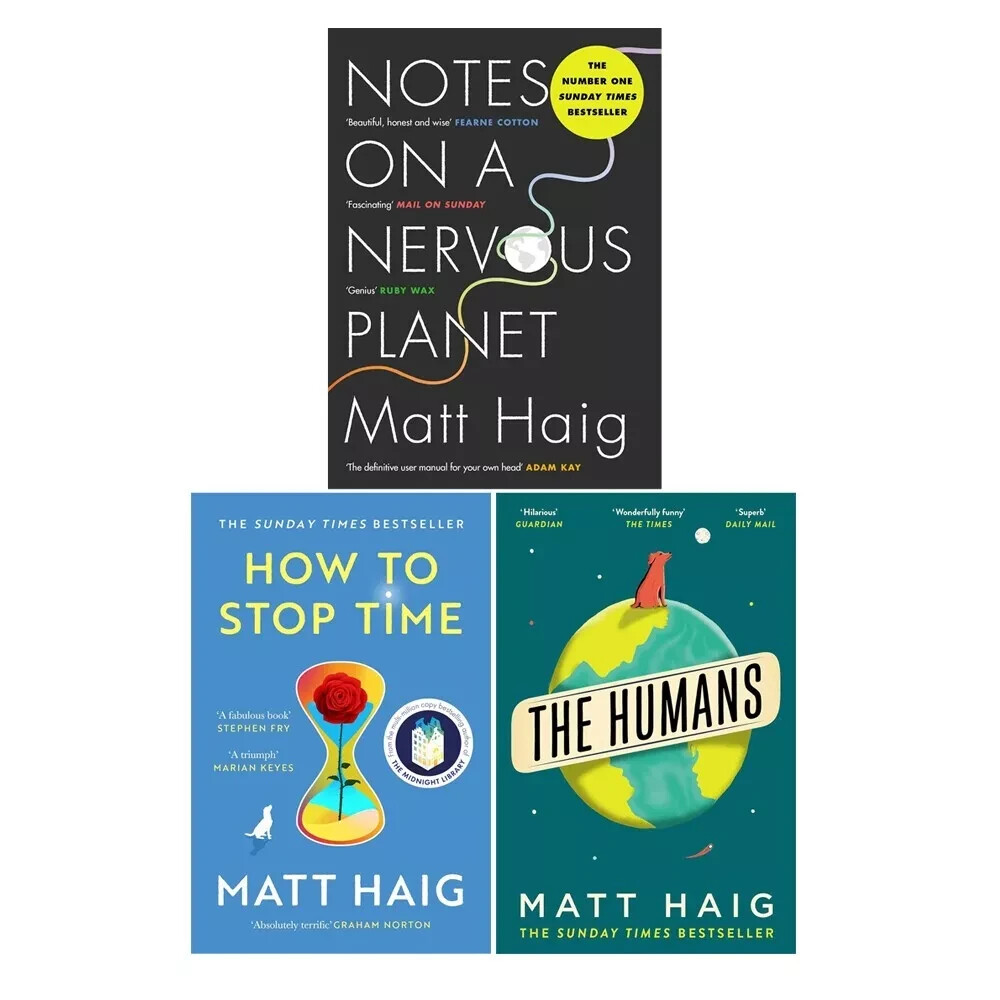 Matt Haig Collection 3 Books Set Notes on a Nervous Planet, How to Stop Time - Image 4