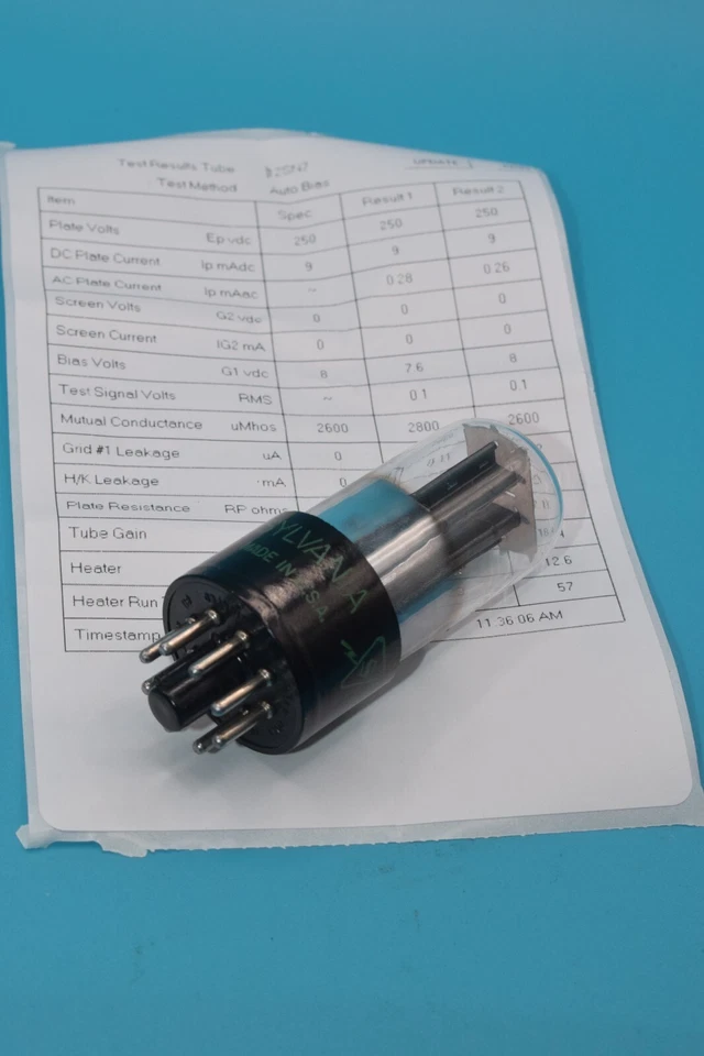 BEST Amplitrex Tube Testing Service! 10 Tubes for $99.95 – Free Return Shipping! - Image 3 of 4