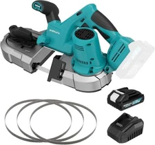 ONEMANA 20V Cordless Bandsaw, Brushless, 2.5" Deep Cut,6 Speeds,Battery Included