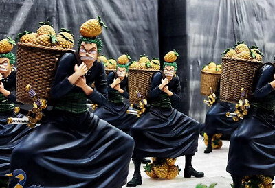 YN Studio Roronoa Zoro Pineapple on head Resin One Piece Figurine