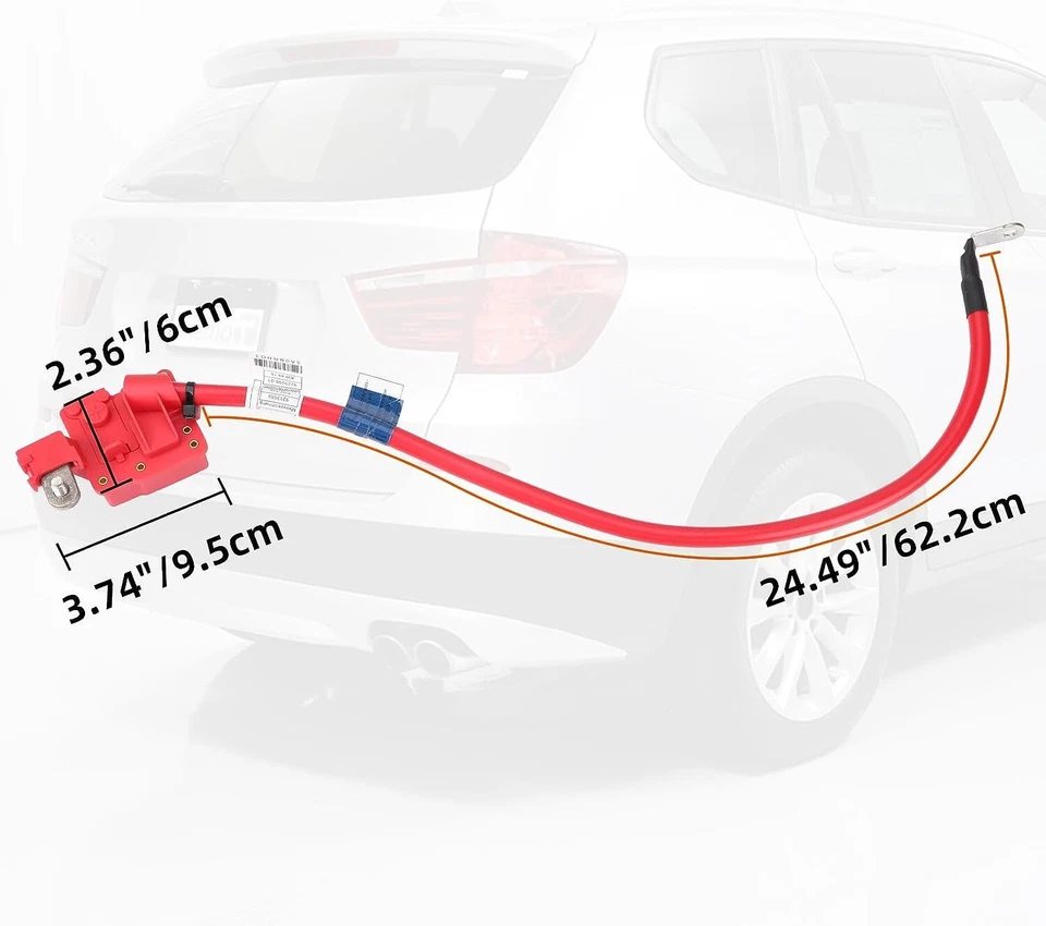 Positive Battery Cable for BMW F25 X3 xDrive28i 35i 2011 2012 2013 61129225099🚗 - Imagem 4 de 4