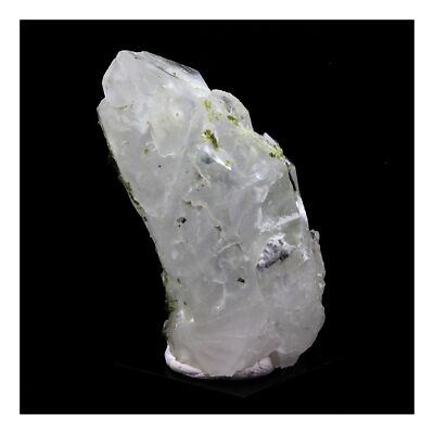 stones And Minerals. Quartz With Byssolite Inclusions + Epidote. 105.0 Ct. Enve