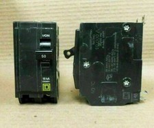 NEW Square D QOB QOB250 2 Pole 50 Amp 120/240 V Yellow Circuit Breaker NTO