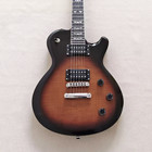 Sunburst Electric Guitar Mahogany Body Rosewood FB Flame Maple Top Abalone Inlay — photo 2