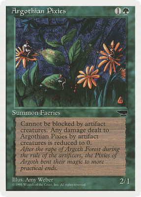 Argothian Pixies (MP) Chronicles CHR Magic MTG