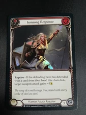 FAB Welcome to Rathe Foil Ironsong Response (Red) WTR132 Unlimited