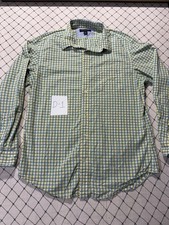 Banana Republic Shirt Mens Large Button Up Stretch Soft Wash Slim Fit Casual