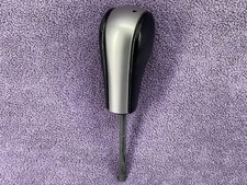 BMW E46 E53 X5 Auto Gear Knob Silver Titan Trim Leather OEM 1423537 3 Series E39