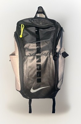 Nike Hoops Elite Pro Basketball Backpack Black OffWhite Volt Cooler Pocket Clean
