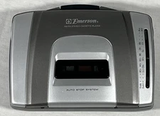 Emerson AM-FM Stereo Portable Cassette Music Player EW96B Vintage Tested Works