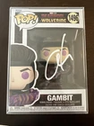 SIGNED Funko Pop Deadpool & Wolverine GAMBIT #1496 COA AUTHENTICATED Free Ship