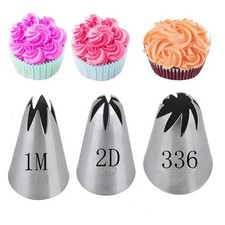 Rose Flower Cream Icing Piping Nozzle Tool Pastry Tip Baking Cake Decor