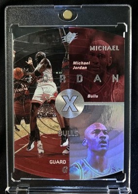 🔥🔥1997-98 Upper Deck MICHAEL JORDAN SPX DIE CUT HOLO FOIL SILVER