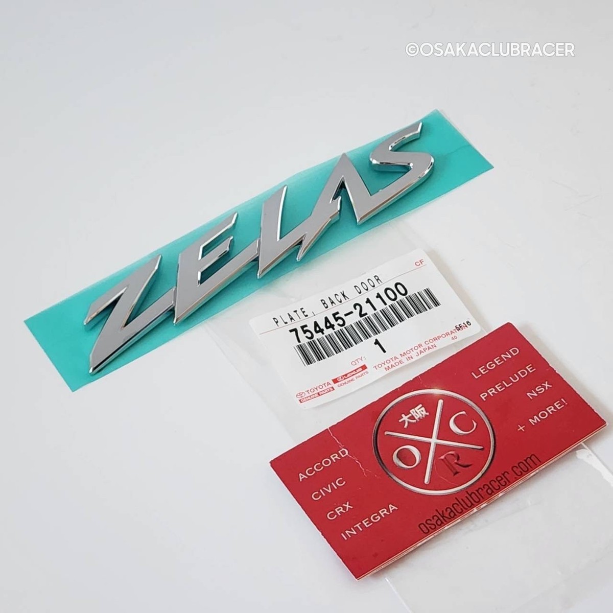 Genuine Toyota 2011-2016 Scion Tc2 Back Door Name Plate ZELAS