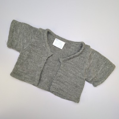 Build A Bear graue Strickjacke Pullover