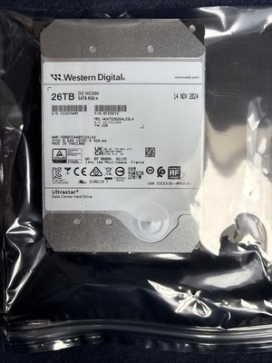 Western Digital Ultrastar DC HC590 26TB, SE, 24/7 / 3.5 / SATA 6Gb/s Enterprise 