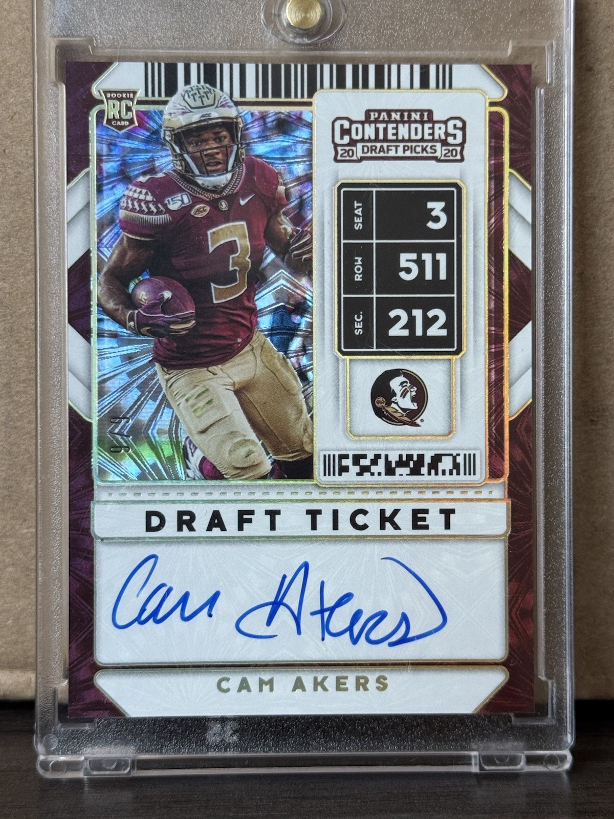 Cam Akers - 2020 Panini Contenders - Rookie Auto /6