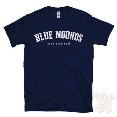 BLUE MOUNDS WISCONSIN T-SHIRT Barneveld Iowa USA Retro Uni Heimatstadt Geschenk