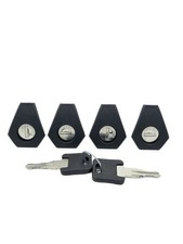 Lock Bezel For Summit Raised Roof Bars, Including Barrels & Keys Set of 4
