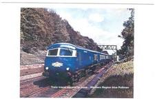 RAILWAY ADVERTISING WESTERN REGION THE BLUE PULLMAN  CARD NO 10175972