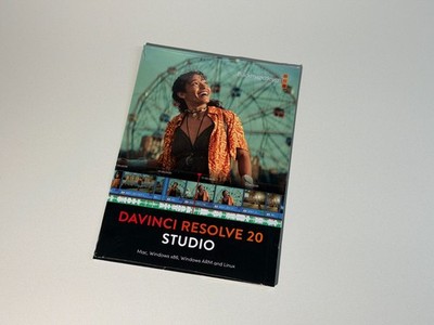 NEW DaVinci Resolve Studio 20 License Key Card - Unopened - Genuine Blackmagic