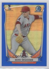 2014 Bowman Draft Chrome Blue Refractor 67/399 Sean Newcomb #CDP12 5a4