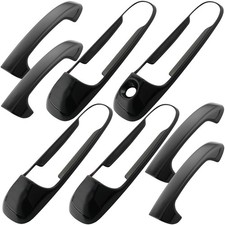 For Jeep Grand Cherokee External Door Handle Cover Parts Direct Fit Kit Set