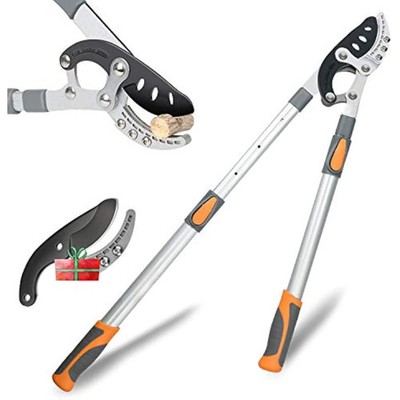 AIRAJ 70-103cm Ambossschere, Schere Schwerlast Teleskop, SK-5 scharfer Stahl