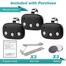 3x For MCT-3 Linear Mega Code 3BT Garage Door Opener Remote DNT00089 LD033 LD050