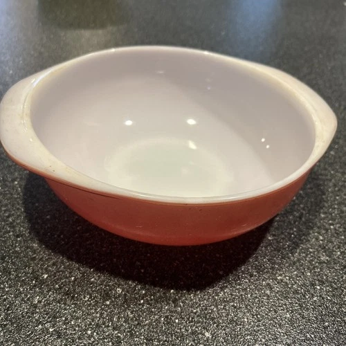 Pyrex Vintage 024 Pink Flamingo 2 Quart Mixing Bowl With Handles