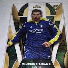 Topps UEFA Club Competitions Insert Zinedine Zidane Juventus 2022 Soccer Card