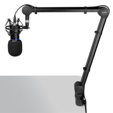PDT RockJam Premium Tube Style Boom Arm Microphone Stand
