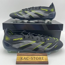 adidas Predator Elite Fold Over Tongue FG Black Carbon JI1096 Men's Size oki