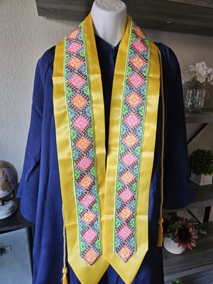 Hmong Graduation Stole Hand-made 
