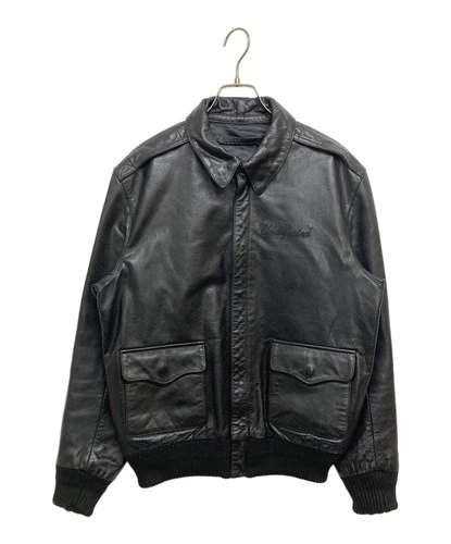 UNDEFEATED Leather Jacket Men's Size L Black - product listing photo