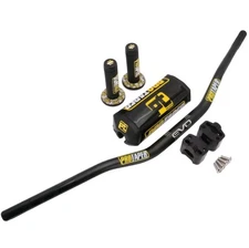 Pro Taper EVO Motocross Enduro Handlebars Grips Pad And Clamps long Bar fatbar
