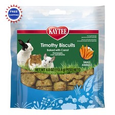 Kaytee Timothy Biscuits Baked Treat for Pet Guinea Pigs Rabbits & Other Small