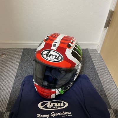 Arai RX-7X Rea SB Full Face Helmet Jonathan Ray 55-56cm October 2019 Used