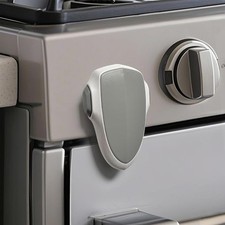 White Child Proof Oven Door Lock Easy Install