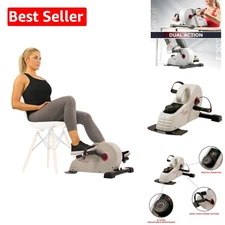 Home Fitness Revolution: Dual Function Under Desk Mini Bike with 1-