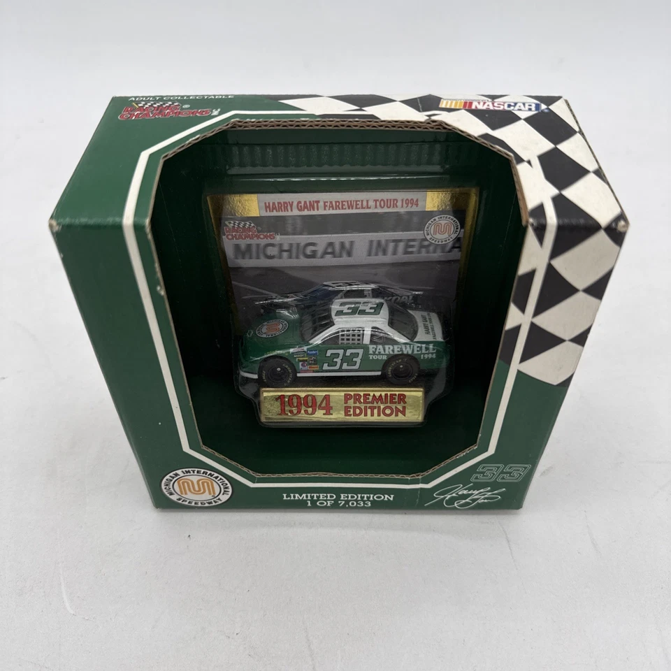 Autografiado Harry Gant #33 Farewell Tour NASCAR 1994 auto nuevo en caja 1/7033 Foto 2 de 4
