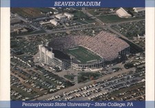 State College,PA Beaver Stadium Aerial View,Penn Nittany Lions Postcard