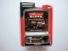 Auction Block Series Black 1969 Ford Boss 429 Mustang Die-cast Car By Greenlight Auction Block Series Black 1969 Ford Boss 429 Mustang Die-cast Car By Greenlight