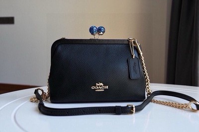 NEW COACH Kisslock Fashion Women's Satchel Bag shoulder bag underarm bag CE617 .