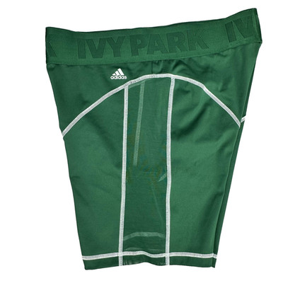 Adidas Ivy Park Shorts Womens Large Green Mesh Panel Bike Compression GU1542
