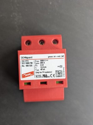 DEHN DEHNguard YPV SCI 1000 Surge Arrester 950 530, 1000V, 32A, Red, Germany