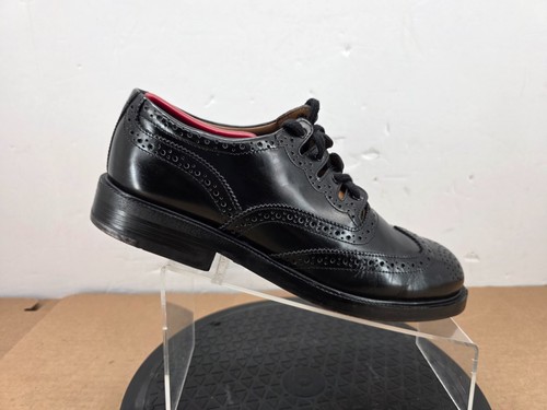Thistle Shoes Scotland Ghillie Brogues UK 10.5 US 11.5 Black Leather Highland