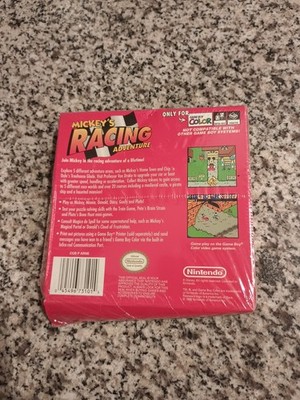 MICKEY’S ADVENTURE RON LEE ミッキーズアドベンチャー Mickey's Racing Adventure (Nintendo Game Boy Color, 1999) for sale